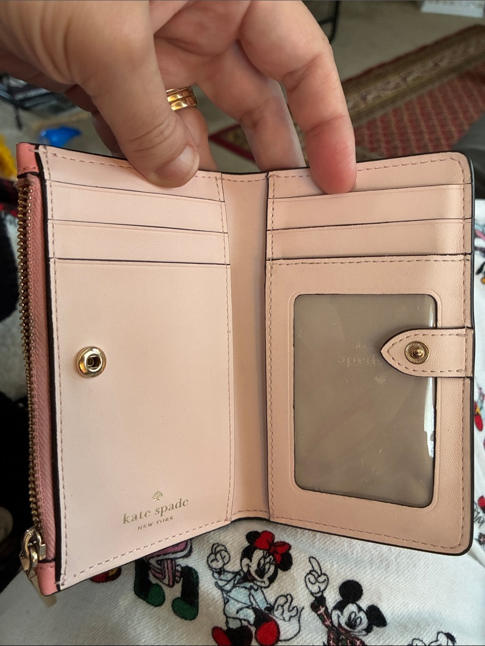 Kate Spade—Coral Patch bi-fold Card Holder wallet - Picture 2 of 5